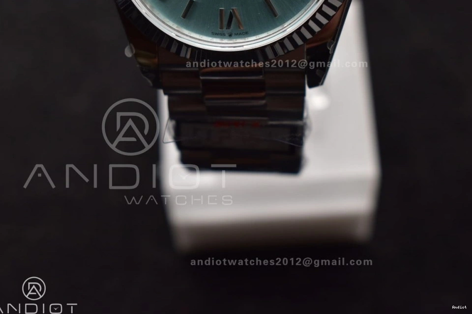 Light Steel vr3255 (Gain SS V5 Best 685 DayDate QF Bracelet Dial President Blue Roman 36 Edition Weight) 904L SunProtective on 0705
